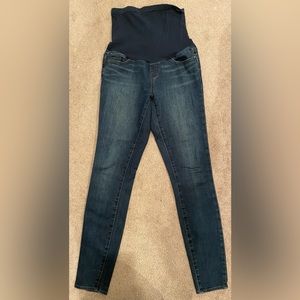 Articles of Society secret fit belly maternity jeans, dark wash, size 28